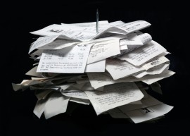 Quittungen auf Thermopapier