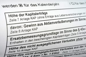 Abgeltungsteuer, Steuer auf Kapitalertrag