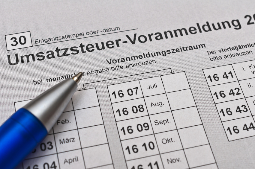 Finanzamt Umsatzsteuererklrung ausfllen