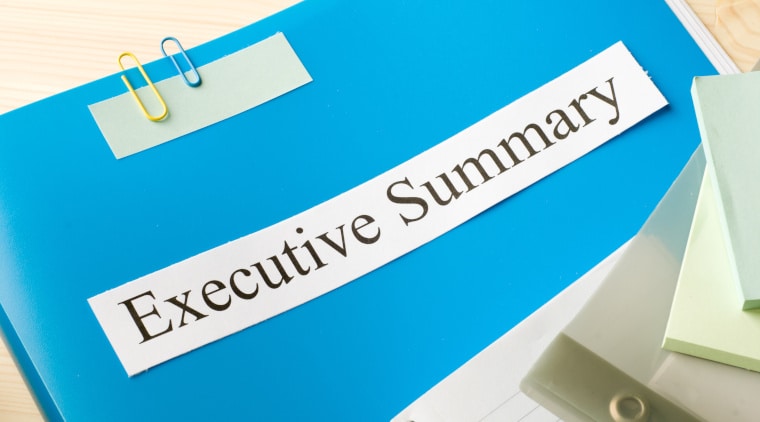 Mit der Executive Summary können sich Führungskräfte schnell über die wichtigsten Kennzahlen austauschen und neue Strategien entwickeln.